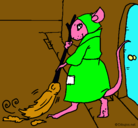 Dibujo La ratita presumida 1 pintado por mario2