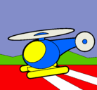 Dibujo Helicóptero pequeño pintado por Juan Pablo