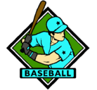 Dibujo Logo de béisbol pintado por josue