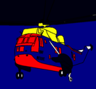 Dibujo Helicóptero al rescate pintado por miquel