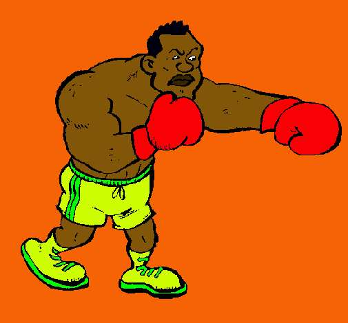 Dibujo Boxeador pintado por Musico