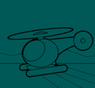 Dibujo Helicóptero pequeño pintado por elvis