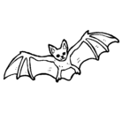 Dibujo Murciélago volando pintado por edel