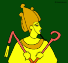 Dibujo Osiris pintado por yeidisuperstar