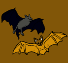 Dibujo Un par de murciélagos pintado por  lalito