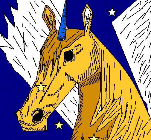 Dibujo Livehorses pintado por espuntino