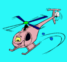Dibujo Helicóptero pintado por filip