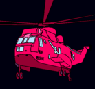 Dibujo Helicóptero al rescate pintado por anaydani