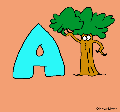 Dibujo Árbol pintado por andresmaca