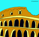 Dibujo Coliseo pintado por Denis