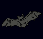 Dibujo Murciélago volando pintado por irenee