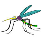 Dibujo Mosquito pintado por Perico