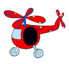 Dibujo Helicóptero adornado pintado por nahuel