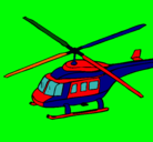 Dibujo Helicóptero  pintado por Emiliano