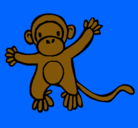 Dibujo Mono pintado por IVANCITO