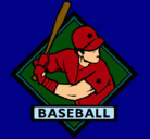 Dibujo Logo de béisbol pintado por lucas