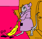 Dibujo La ratita presumida 1 pintado por belen