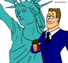 Dibujo Estados Unidos de América pintado por Taniq