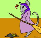 Dibujo La ratita presumida 2 pintado por maite1162