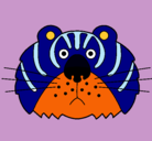 Dibujo Tigre III pintado por paola