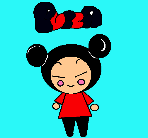 Dibujo Pucca 2 pintado por nereguapa