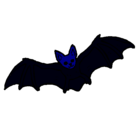 Dibujo Murciélago volando pintado por spiderman2