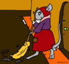 Dibujo La ratita presumida 1 pintado por ratita