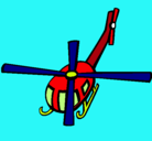 Dibujo Helicóptero V pintado por DANONE