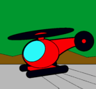 Dibujo Helicóptero pequeño pintado por nicolas