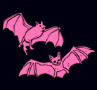 Dibujo Un par de murciélagos pintado por Onesrt