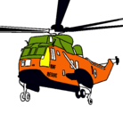 Dibujo Helicóptero al rescate pintado por hgjughh
