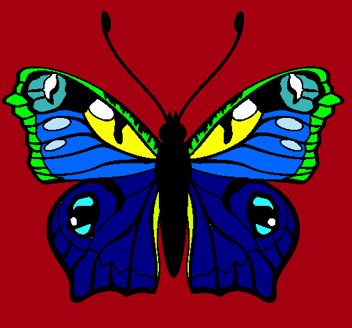 Dibujo Mariposa  pintado por nereguapa