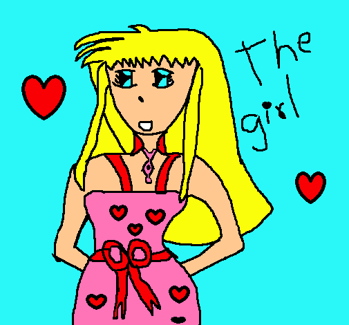 Dibujo The girl pintado por MalyLaXuLa