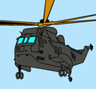 Dibujo Helicóptero al rescate pintado por ramiro