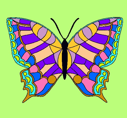 Dibujo Mariposa pintado por isavel1