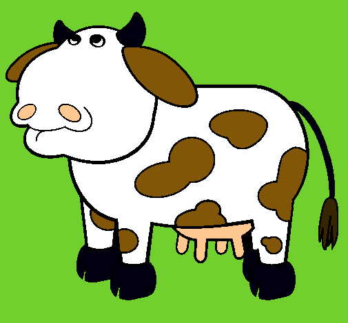 Dibujo Vaca pensativa pintado por Jessyk