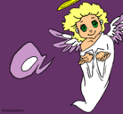 Dibujo Ángel pintado por anjel