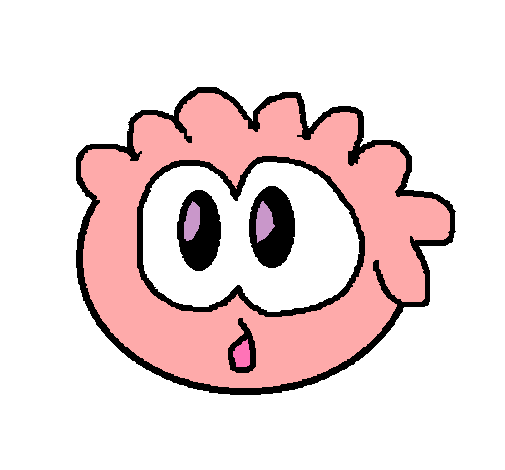 Dibujo Puffle 2 pintado por alma  