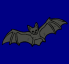 Dibujo Murciélago volando pintado por despereaux