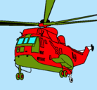 Dibujo Helicóptero al rescate pintado por wettttttttttttt