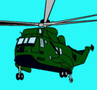 Dibujo Helicóptero al rescate pintado por andi