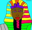 Dibujo Tutankamon pintado por LAURAB