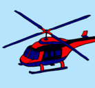 Dibujo Helicóptero  pintado por SantiF