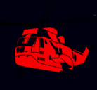 Dibujo Helicóptero al rescate pintado por diegox
