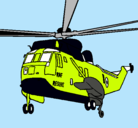 Dibujo Helicóptero al rescate pintado por ivanme