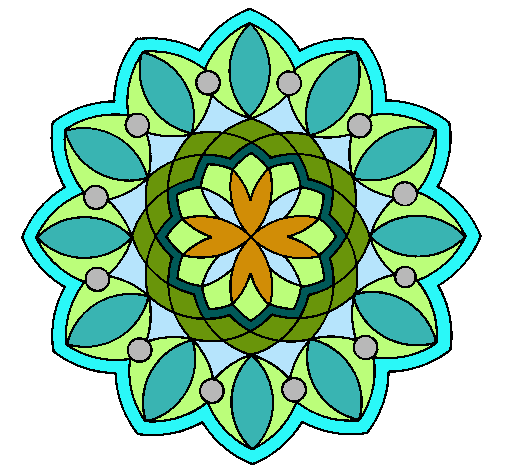 Dibujo Mandala 20 pintado por loresolay