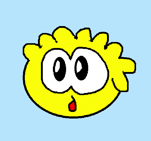 Dibujo Puffle 2 pintado por anika