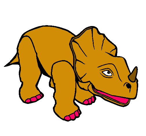 Dibujo Triceratops II pintado por AILITA