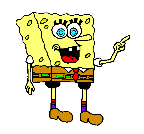 Dibujo Bob Esponja pintado por cristobal