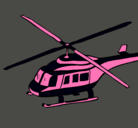Dibujo Helicóptero  pintado por rocky
